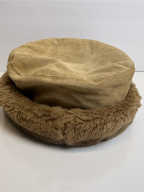 Eric Javits New York Brown Tan Faux Fur Trim Water Repellent Packable Bucket Hat main image 7